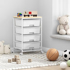 SYKIARIOL Utility Cart with 4 Drawers, 4-Tier Rolling Storage Cart Organizer - Image 6