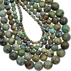 AD Beads Natural Gemstone Round Loose Beads 15" by ADBeads