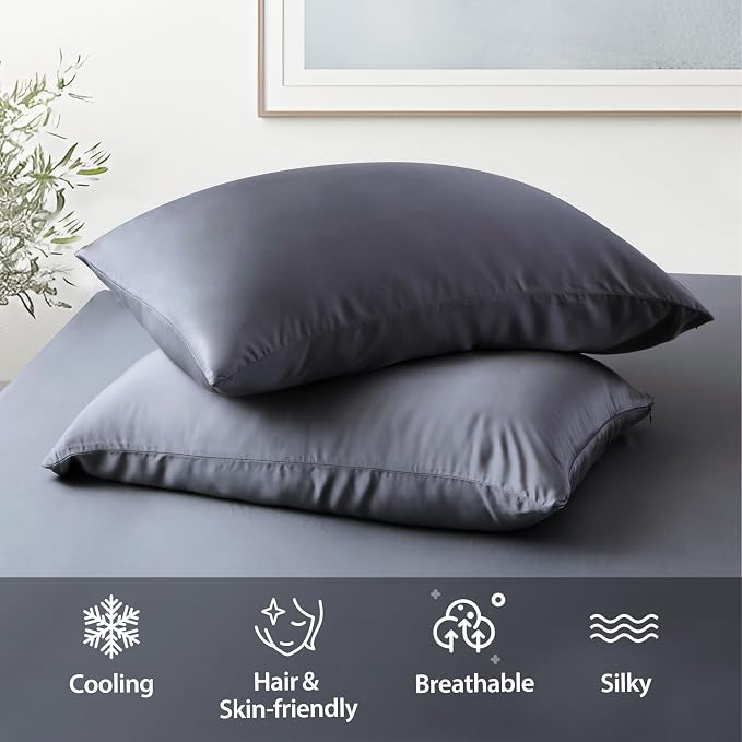 2 Pack Cooling Toddler Pillow Cases, Viscose Derived from Bamboo Small Pillow - Image 5
