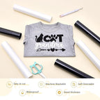 HTVSTD Black White Puff HTV Heat Transfer Vinyl 6pcs 12×10in | Puff Iron on - Image 5