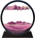 SOFLIY 3D Dynamic Sand Art Liquid Motion, Moving Sand Art Picture Round Glass by Unknown