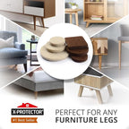 235 pcs Felt Furniture Pads Brown & Beige X-Protector! Huge Quantity of - Image 2