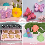 Sakolla 2 Pack Insect Silicone Soap Molds, 6-Cavity Dragonfly Butterfly Ladybug - Image 5