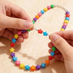 800PCS Pony Beads, Kandi Beads for Bracelets Making Kit, Hair Braids Crafts - Image 9