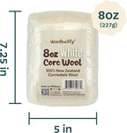 Woolbuddy Core Wool 8oz for Needle Felting, Handmade Wool Roving for Needle - Image 5