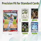 1200 Counts Card Sleeves for Trading Cards, Soft Penny Sleeves Clear Baseball - Image 2
