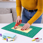 DIYSELF Cutting Mat 8in×6in, Self Healing Cutting Mat, A5 Rotary Cutting Mats - Image 3