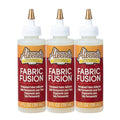 Aleene's Fabric Fusion Glue 4 oz 3-Pack, Permanent and Washable Adhesive by Aleenes