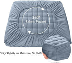 EASELAND Twin XL Mattress Pad Pillow Top Mattress Cover Quilted Fitted Mattress - Image 4
