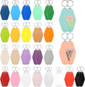 Yoption 50pcs Blank Motel Keychain Bulk by Yoption