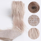 Shaggy Plush Faux Fur Fabric Precut Strips Khaki Fur Fluffy Fuzzy Craft Fur - Image 2