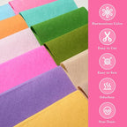 Phantomon 8" x 35" Felt Fabric Sheets, 1mm Sturdy Nonwoven Felt Rolls, Large - Image 4