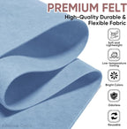 Soft Felt Fabric Sheet 18" x 36", 1.6mm Acrylic Craft Felt, Dusty Blue | Soft - Image 2