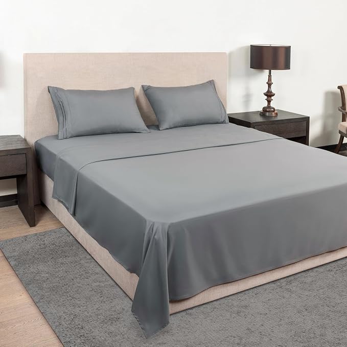 Mejoroom King Size Bed Sheet Set - Image 2