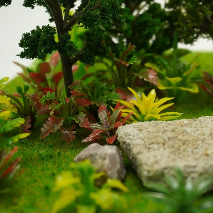 88pcs Model Trees Mixed Miniature Plants Model Train Scenery Architecture Trees - Image 5