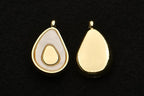 Pack of 20 Shell Charms Gold Plated Pendants Color Retention Pendants - Image 2
