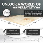 Basswood Sheets for Crafts - Image 5