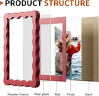 5x7 Wavy Picture Frame With Mat - Image 4