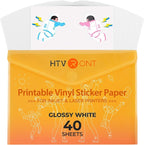 HTVRONT Printable Vinyl for Inkjet Printer & Laser Printer by HTVRONT