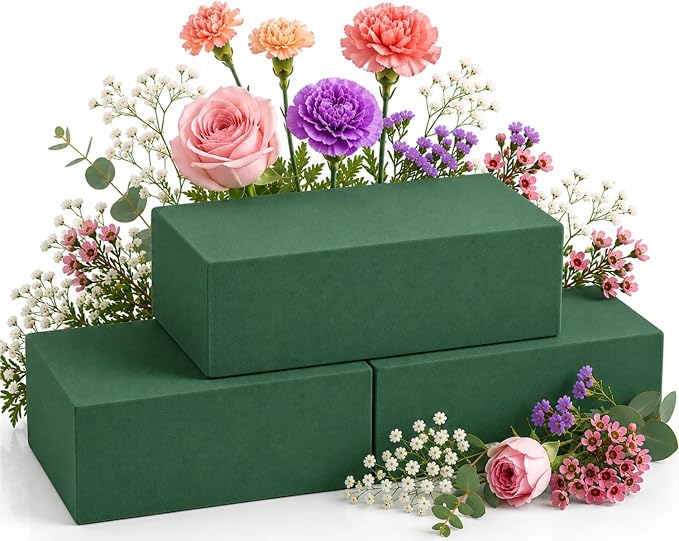 Prashent 3Pcs Floral Foam Blocks by Prashent