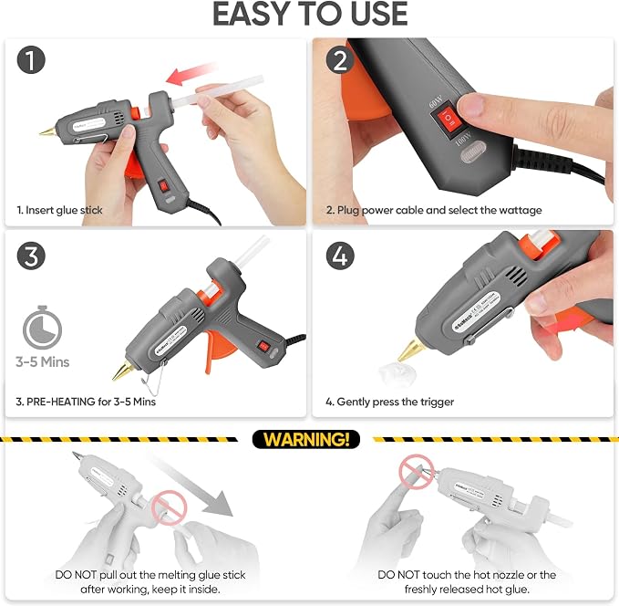 ROMECH Full Size Hot Glue Gun - Image 6