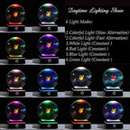 Qianwei 3D Solar System Model Crystal Ball Astronomy Gifts Men Space Decor | - Image 2