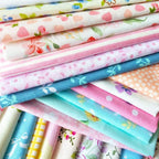 flic-flac 50pcs 10 x 10 inches Cotton Fabric Squares Quilting Sewing Floral by flic-flac