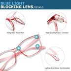 Oilway Blue-Light Blocking Glasses Computer Reading/Gaming/TV/Phones Glasses - Image 4