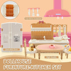 36Pcs Dollhouse Furniture Set, Miniature 1:12 Scale Dolls House Accessories - Image 6