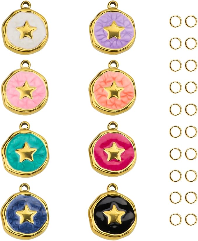 UMAOKANG 8PCS Jewelry Making Charms Bulk by UMAOKANG