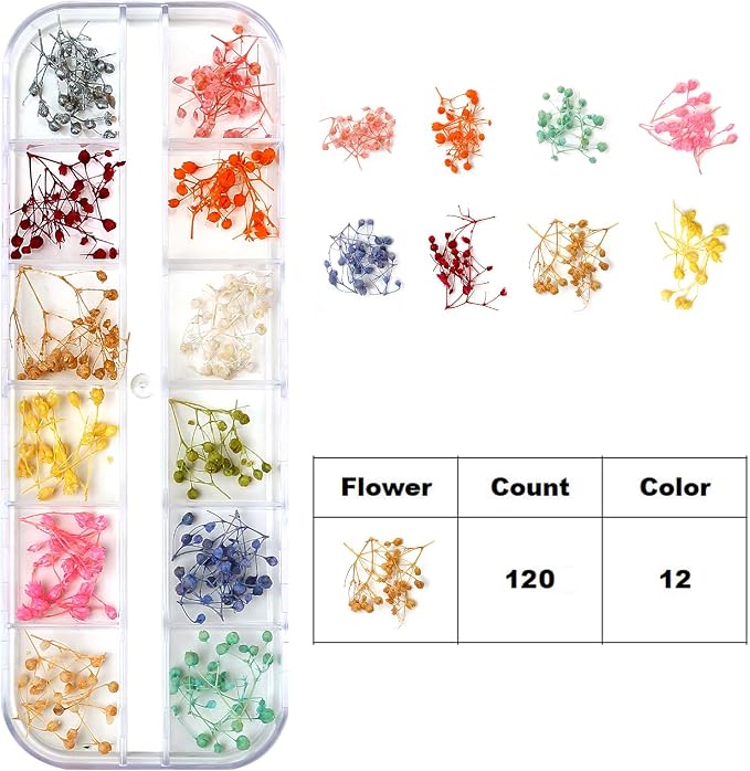 Dried Flowers for Nail Art Resin Jewelry Crafts - Image 6