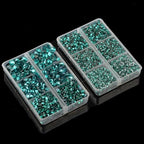 10000Pcs 2-Boxes Mixed Size Hot Fix Round Crystals Gems Glass Stones Hotfix - Image 5