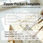 5Pcs Boxy Bag Making Templates for DIY Sewing Enthusiast | Bag Making Supplies - Image 3