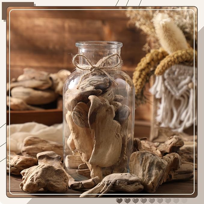 32oz Driftwood for Crafts and Decor, Mixed Size Driftwood Pieces Large Drift - Image 3
