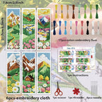 ACRNIGHEET 6PCS Cross Stitch Bookmark Kit - Image 2