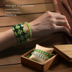 1200PCS Green Glass Beads for Bracelets, 24 Colors 6mm Crystal Beads Bracelets - Image 3