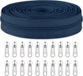 Sawoake #5 Nylon Coil Zippers by The Yard Bulk 10 Yards by Zipper