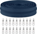 Sawoake #5 Nylon Coil Zippers by The Yard Bulk 10 Yards by Zipper