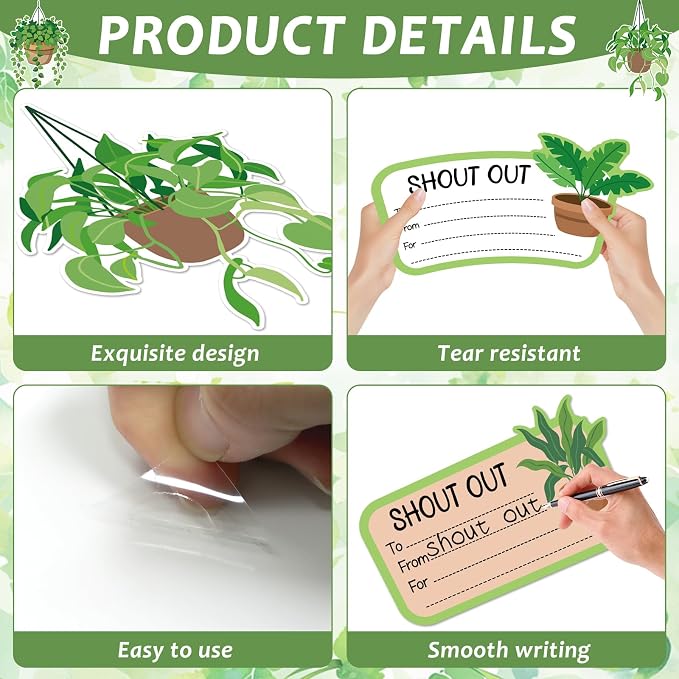 Plant Theme Staff Shout Outs Bulletin Board Decorations Plants Staff Shout Outs - Image 3