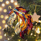 Colorful Horse Exotic Acrylic Suncatcher Stained Glass Effect Window Car - Image 6