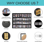 VERANI 36 Baseball Card Display Case, Graded Sports Card Display Frame - Image 3