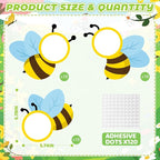 54Pcs Bee Cutouts for Bulletin Boards Decorations, DIY Bee Classroom Cut Outs - Image 2