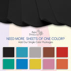 Adhesive Black EVA Foam Sheets for Crafts, 2mm Thickness – Sticky Back Foam - Image 4