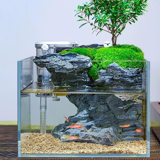 YISZM 20lbs Aquarium Gravel, 1/8" Natural River Rocks Succulent Cactus Pea - Image 4