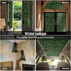 Dark Jade Green Golden Fluid Mosaic Window Films Decorative Double-Side Privacy - Image 5