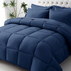 JOLLYVOGUE Full Comforter Set, Ultra-Soft Bed in a Bag Full Size 7 Pieces by JOLLYVOGUE