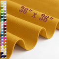 Large Felt Fabric Sheet 36 x 36 Inch, 1.6mm Thick | Soft nonwoven felt by MIGLORIA
