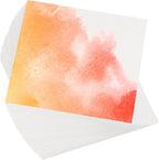 PATIKIL 100 Pcs Pure Cotton Watercolor Paper 140lb/300 GSM Water Coloring Paint by PATIKIL