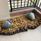 YISZM 10lbs Yellow River Rocks, 1-2 Inch Natural Pebbles - Image 2