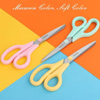 iBayam 8.5" All Purpose Yellow Pink Teal Scissors - Image 2